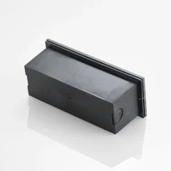 Lucande LED-Wandeinbaulampe Lachlain, anthrazit, 25 cm, IP65