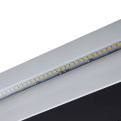 Lucande LED-Wandeinbauleuchte Loya, 23 x 8 cm, weiß, IP54