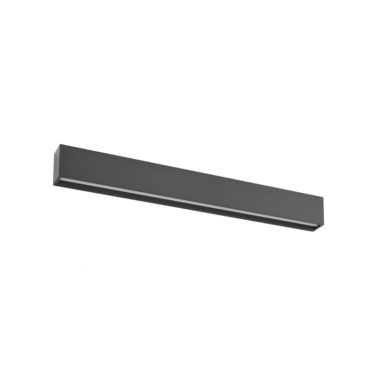 Lucande LED-Wandlampe Lengo, 100cm, anthrazit, up/down 3000K