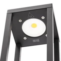 Lucande LED-Wegelampe Carlota, anthrazit, 65 cm, Metall