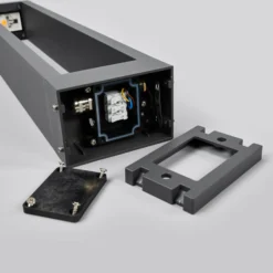 Lucande LED-Wegelampe Jupp, 4er-Set, 60 cm, anthrazit, IP54