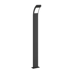 Lucande LED-Wegelampe Juvia, 100cm, anthrazit, Metall, IP54