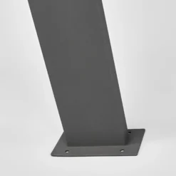 Lucande LED-Wegelampe Timm, 100 cm, anthrazit, Metall, IP54