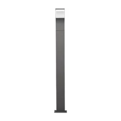 Lucande LED-Wegelampe Timm, 100 cm, anthrazit, Metall, IP54