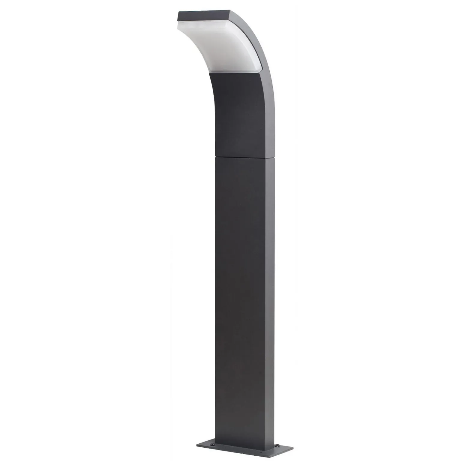 Lucande LED-Wegelampe Timm, 60 cm, anthrazit, Metall, IP54