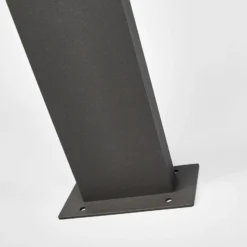 Lucande LED-Wegelampe Timm, 60 cm, anthrazit, Metall, IP54