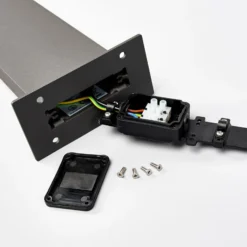 Lucande LED-Wegelampe Timm, 60 cm, anthrazit, Metall, IP54