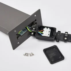 Lucande LED-Wegelampe Timm, Sensor, 60 cm, anthrazit, IP54
