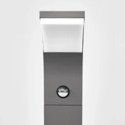 Lucande LED-Wegelampe Timm, Sensor, 60 cm, anthrazit, IP54