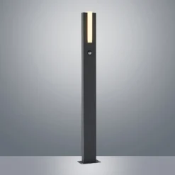Lucande LED-Wegelampe Virgalia, Bewegungsmelder, 100cm, IP54
