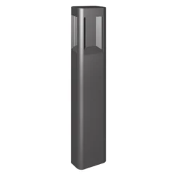 Lucande LED-Wegeleuchte Annika, anthrazit, Metall, 80 cm