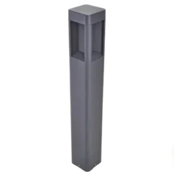 Lucande LED-Wegeleuchte Annika, anthrazit, Metall, 80 cm