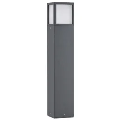 Lucande LED-Wegeleuchte Dewari, 65 cm, dunkelgrau, IP54