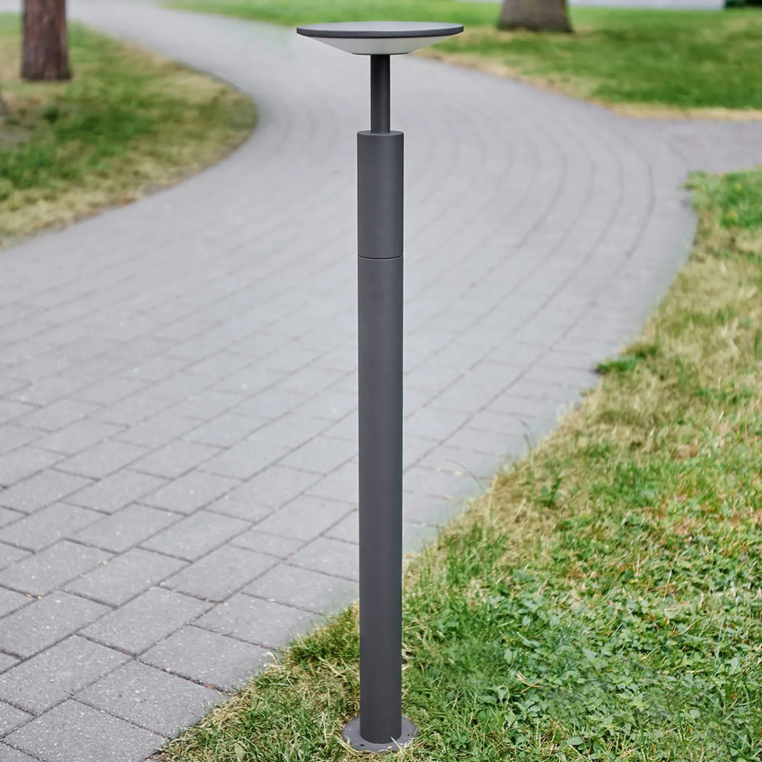 Lucande LED-Wegeleuchte Fenia, 100 cm, anthrazit, IP65