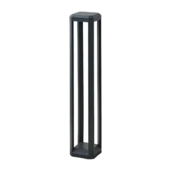 Lucande LED-Wegeleuchte Fery, anthrazit, Metall, 80cm, IP65