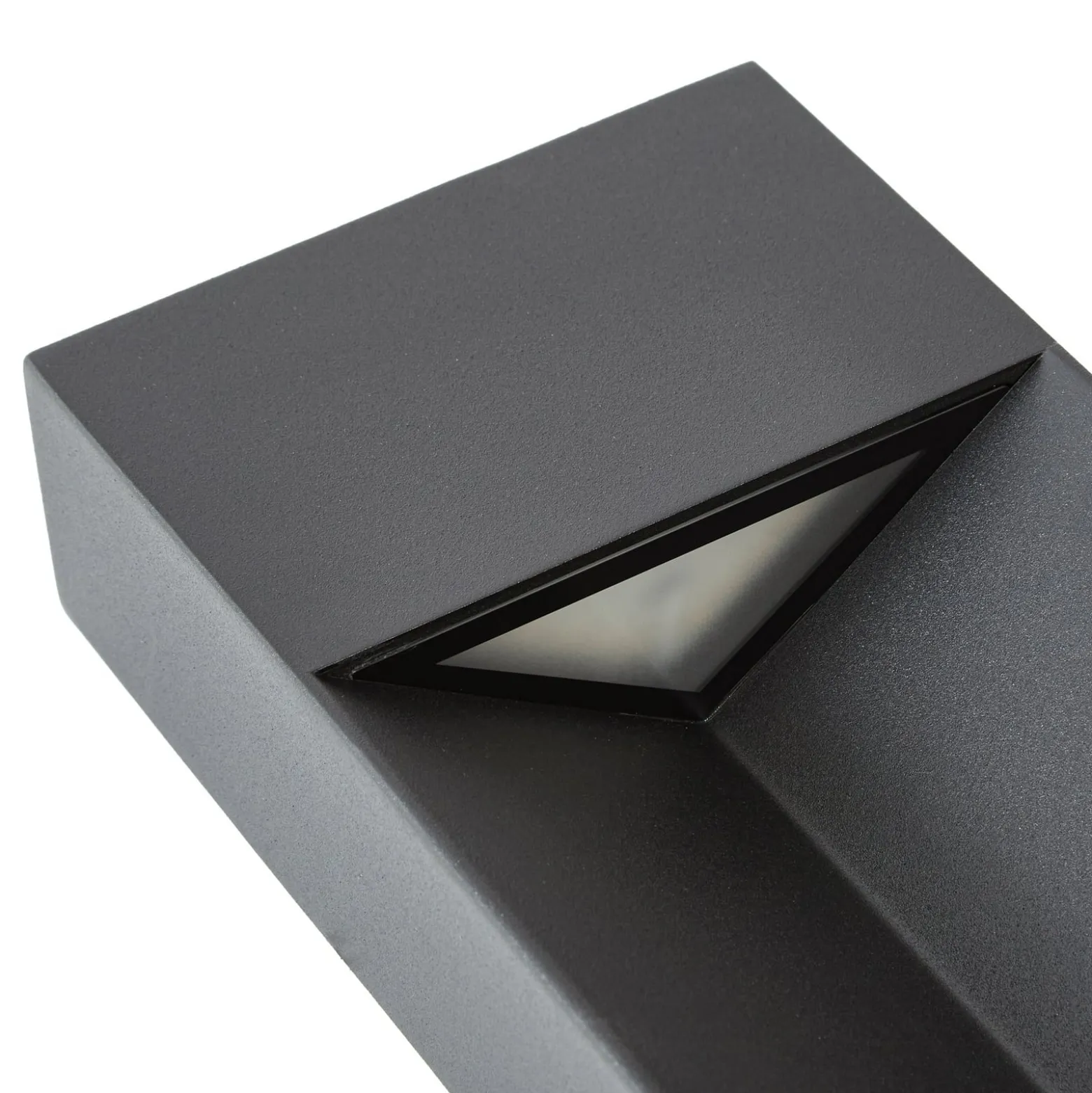 Lucande LED-Wegeleuchte Kaholo, schwarz matt, 90 cm, IP44