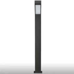 Lucande LED-Wegeleuchte Lennik, 100 cm, anthrazit, Metall