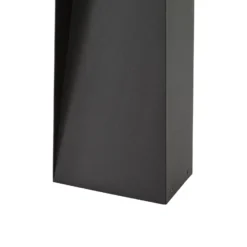 Lucande LED-Wegeleuchte Louran, Höhe 90 cm, schwarz, up/down