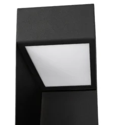 Lucande LED-Wegeleuchte Louran, Höhe 90 cm, schwarz, up/down