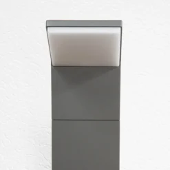 Lucande LED-Wegeleuchte Nevio, anthrazit, Metall, 100 cm