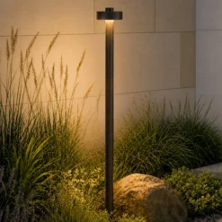Lucande LED-Wegeleuchte Nirella, 100 cm, schwarz, CCT, IP65