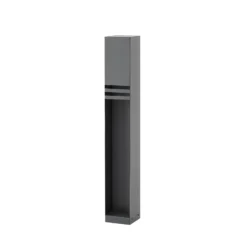 Lucande LED-Wegeleuchte Oxido, anthrazit, Höhe 80 cm, IP44