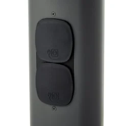 Lucande LED-Wegeleuchte Pirron, Höhe 80 cm, Steckdose, IP54
