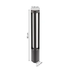 Lucande LED-Wegeleuchte Pirron, 80 cm, dreieckig, IP54