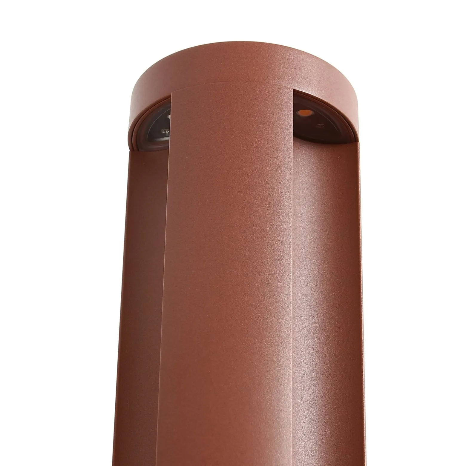Lucande LED-Wegeleuchte Raiku, rostfarben, Aluminium, 65 cm