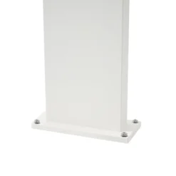 Lucande LED-Wegeleuchte Silvan, weiß, 100 cm, Sensor, IP54