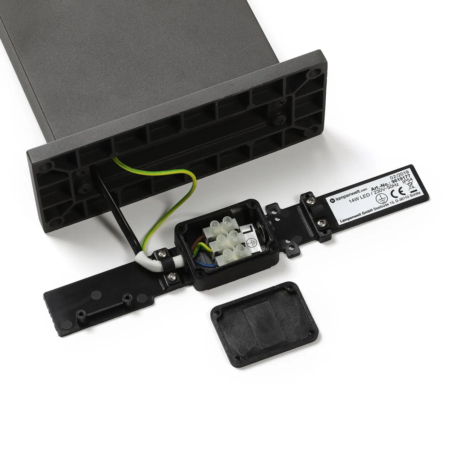 Lucande LED-Wegeleuchte Silvan, anthrazit, 65 cm, Sensor