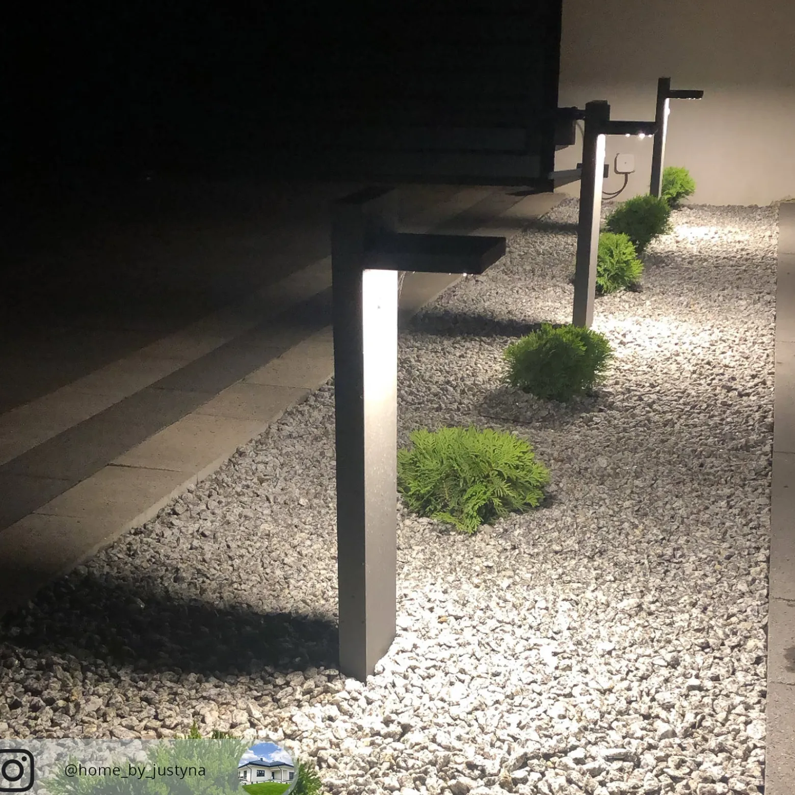 Lucande LED-Wegeleuchte Silvan, anthrazit, 65 cm, Sensor