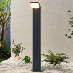 Lucande LED-Wegeleuchte Tinna, 80 cm, anthrazit, IP65