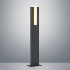 Lucande LED-Wegeleuchte Virgalia, 65 cm, IP65, anthrazit