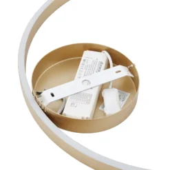 Lucande Smart LED-Deckenleuchte Moise, gold, CCT, Tuya