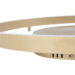 Lucande Smart LED-Deckenleuchte Moise, gold, CCT, Tuya