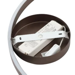 Lucande Smart LED-Deckenleuchte Moise, kaffee, CCT, Tuya