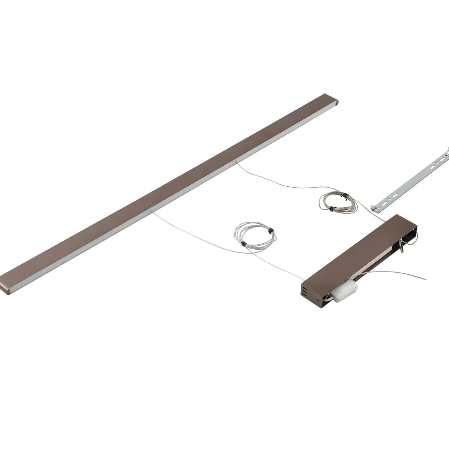 Lucande Smart LED-Hängeleuchte Mylosh, kaffee, CCT, Tuya