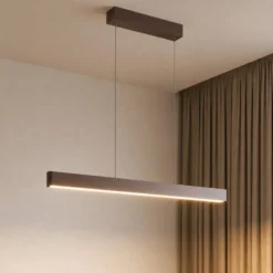 Lucande Smart LED-Hängeleuchte Mylosh, kaffee, CCT, Tuya