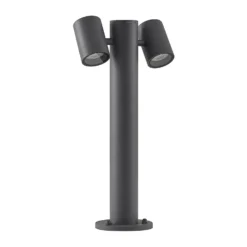 Lucande Sockelleuchte Maloney, 50 cm, anthrazit, IP54