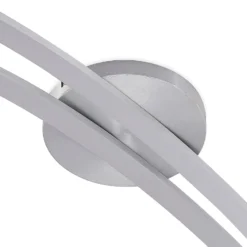 Lucande Velanoris Deckenlampe, 4-fl. alu gebürstet