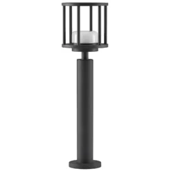 Lucande Wegelampe Berenike, 60 cm, dunkelgrau, Metall, GX53