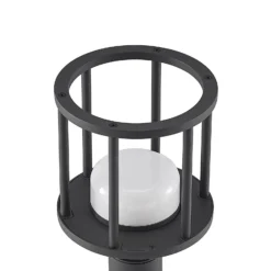 Lucande Wegelampe Berenike, 60 cm, dunkelgrau, Metall, GX53