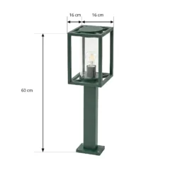 Lucande Wegeleuchte Ferda, 60 cm, grün, IP44
