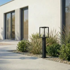Lucande Wegeleuchte Ferda, 60 cm, anthrazit, IP44