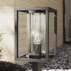 Lucande Wegeleuchte Ferda, 60 cm, anthrazit, IP44