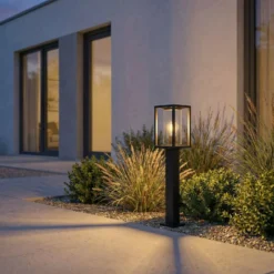 Lucande Wegeleuchte Ferda, 60 cm, anthrazit, IP44