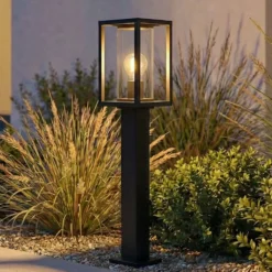 Lucande Wegeleuchte Ferda, 60 cm, anthrazit, IP44