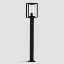 Lucande Wegeleuchte Ferda, 100 cm, Sensor, anthrazit, IP44