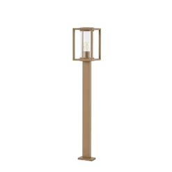 Lucande Wegeleuchte Ferda, 100 cm, braun, IP44